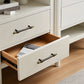 Brass Knurled T-Bar Cabinet Pulls and Drawer Handles