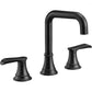 Simple Waterfall Black Bathroom Faucet