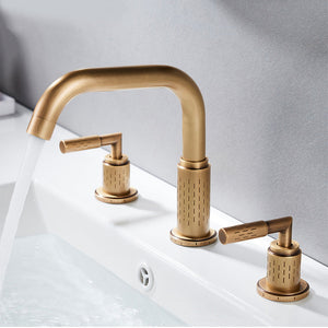 Widespread 2-Handle 3 Hole Bathroom Faucets