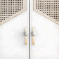 Natural Crystal Sphere Brass Cabinet Handles and Knobs