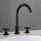Modern 2-handle Brass Widespread Bathroom Sink Faucets