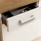 Two-Tone Slim Bar Cabinet Handles and Knobs for Wardrobes