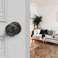 Round Interior Door Knobs with Dummy, Passage and Privacy Options