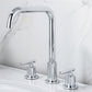 Dual Lever Brass Bathroom Sink Faucets
