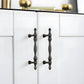 Solid Brass Twisted Cabinet Pulls and Matching Knobs