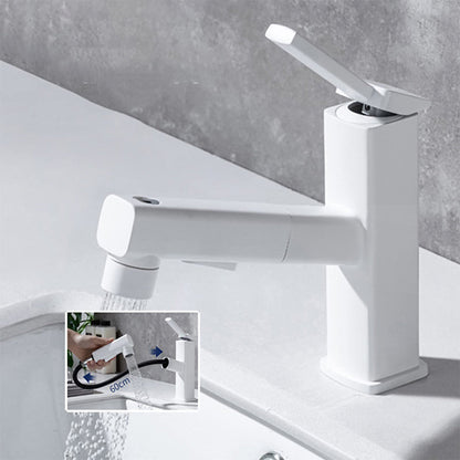 Tavik Modern Square Dual-Mode Pull-Out Bathroom Sink Faucet