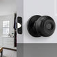 Round Interior Door Knobs with Dummy, Passage and Privacy Options