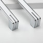 Two-Tone Chrome Cabinet Pulls with Knob Option