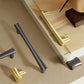 Modern Beveled Cabinet Handles and Knobs, Zinc Alloy