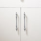 Chrome-Plated Brass Cabinet Pulls and Drawer Handles
