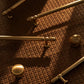 Gold Round Bar Cabinet Pulls and Matching Knobs