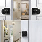 Matte Black Round Privacy Door Knob for Bedroom and Bathroom Doors