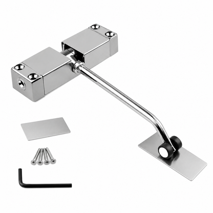 Merritt Automatic Spring Door Closer, Adjustable 88 lb. Capacity