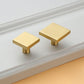 Gold Brass Square Bar Cabinet Pulls and Knobs