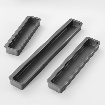Slotted Recessed Cabinet Pulls and Sliding Door Handles