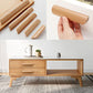 Solid Wood Half-Round Cabinet Finger Pulls