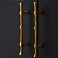 Bamboo Style Brass Cabinet Pulls and Knobs