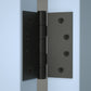 Matte Black 4in x 4in Ball Bearing with Square Corners Door Hinges for Exterior Doors