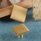 Gold Brass Square Bar Cabinet Pulls and Knobs