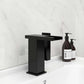 Luminous LED Color Changing Square Waterfall Bathroom Faucet