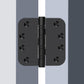 Stainless Steel Black Ball Bearing 4'' with 5/8'' Radius Corners Door Hinges for Heavy-Duty Door