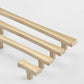 French Style Square Bar Cabinet Pulls and T Knobs