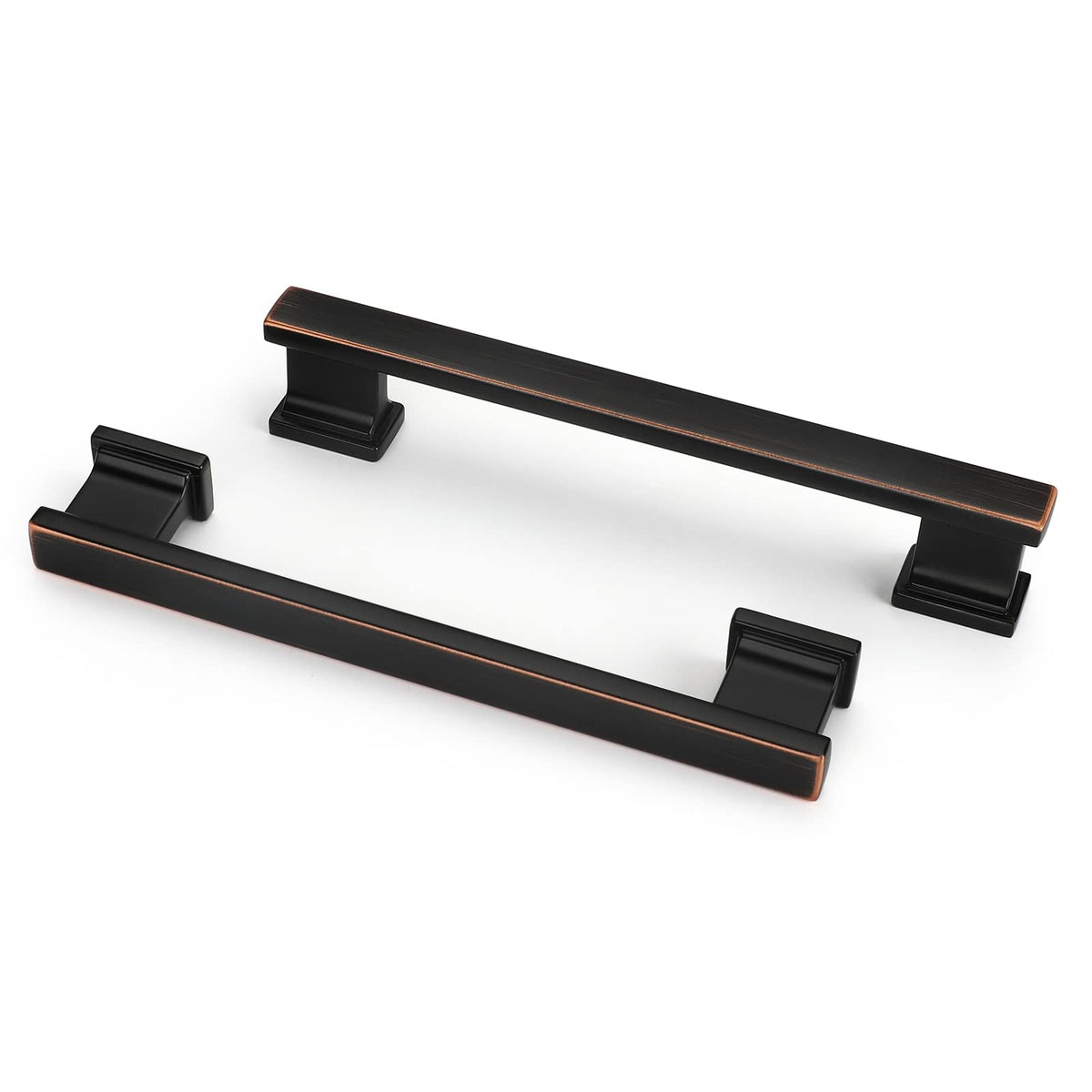 5 Inch Oil Rubbed Bronze Flat Bar Cabinet Pulls