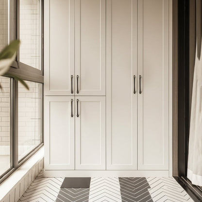 Solid Brass Curved Cabinet Pulls and Knobs for Drawers