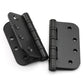 Stainless Steel Black Ball Bearing 4'' with 5/8'' Radius Corners Door Hinges for Heavy-Duty Door