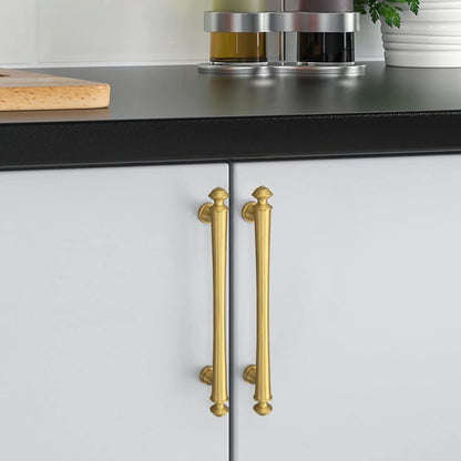 Traditional Brass Cabinet Pulls and T-Knobs