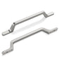 Angled Bar Cabinet Pulls, Aluminum Alloy Drawer Handles