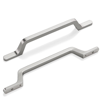 Angled Bar Cabinet Pulls, Aluminum Alloy Drawer Handles
