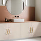 Gold Zinc Alloy Cabinet Handles and Flower Knobs
