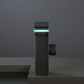Lumira Digital Display Celsius Bathroom Basin Faucet with Intelligent LED, Single Hole Single Handle