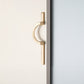 Modern Simple Semicircular Long Cabinet Door Pulls