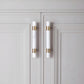 Crystal Marble Brass Cabinet Handles, Drawer Pulls and Knobs