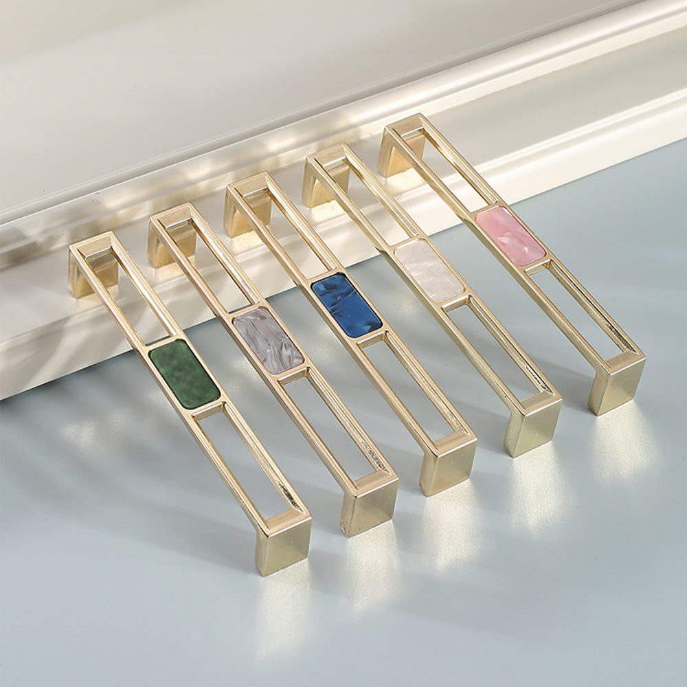 Gold Crystal Cabinet Pulls for Cabinets and Drawers