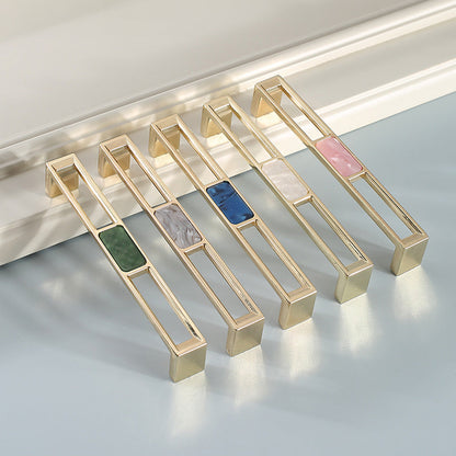 Gold Crystal Cabinet Pulls for Cabinets and Drawers