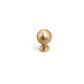 Gold Round Bar Cabinet Pulls and Knobs, Zinc Alloy