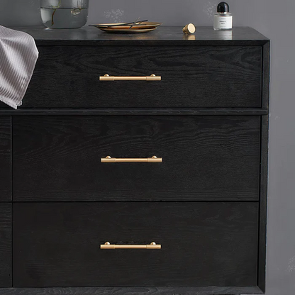 Fluted Metal Cabinet Pulls and Knobs for Kitchen Cabinets