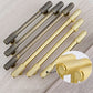 Knurled Brass Cabinet Pulls and Drawer Handles