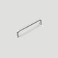 Brushed Nickel Round Bar Cabinet Handles and Knobs for Wardrobes