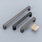 Modern Minimalist Zinc Alloy Square Cabinet Pulls