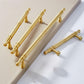 Brushed Brass Vintage Cabinet Pulls and Door Handles