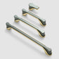 Two-Tone Cabinet Pulls and Knobs for Kitchen Cabinets