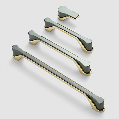 Two-Tone Cabinet Pulls and Knobs for Kitchen Cabinets
