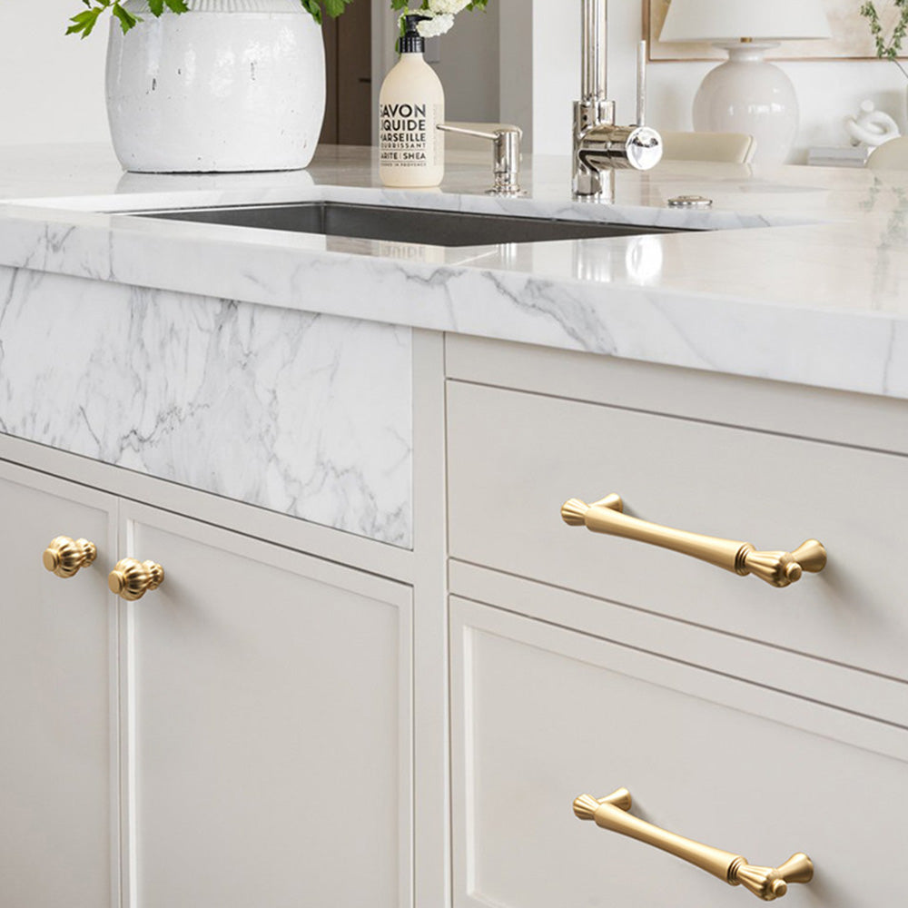 French Spindle Cabinet Pulls, Ring Pulls and Knobs