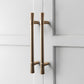 French Gold Ribbed Cabinet Pulls and Knobs for Wardrobes
