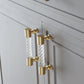 Transparent Acrylic Cabinet Drawer Dresser T-Bar Handles