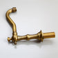 Antique Brass Dual Cross Handles Widespread 3 Hole Bathroom Faucet